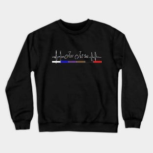 Jiu Jitsu Heartbeat Crewneck Sweatshirt